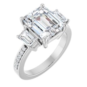 Three-Stone Engagement Ring  with style 126603