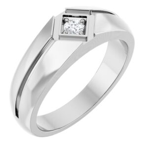 Accented Band with style 126665