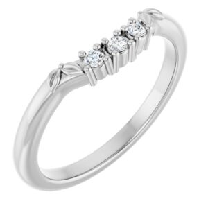 Accented Band with style 126763