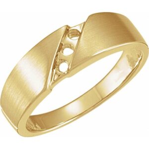 Three-Stone Band with style 11539