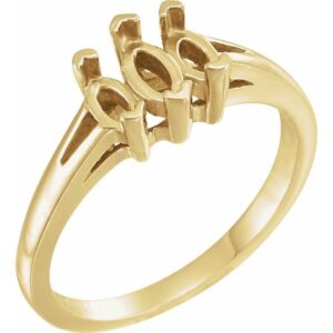 Three-Stone Anniversary Band with style 12844